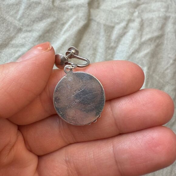 Paul Miller Mid-century Modern Sterling Silver Screw back Earrings - Picture 9 of 9